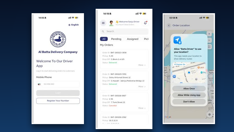 Al Batta Driver App
